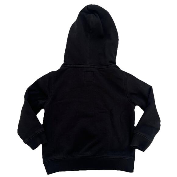 GAP x Disney Mickey Mouse Black Hoodie Sweatshirt Baby 3 Years Fleece - Picture 2 of 9